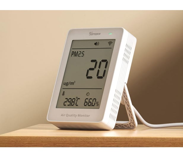 Sonoff Miernik jakości powietrza WiFi LCD AirGuard PM2.5 SAWF-07P - 1534493 - zdjęcie 5